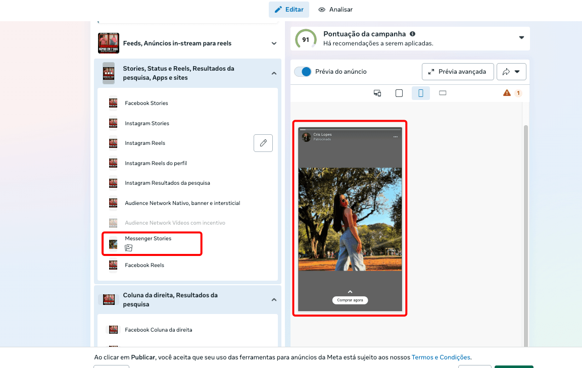 Imagem do artigo: Aprovando anúncio Black - Criativos posicionados Facebook Ads