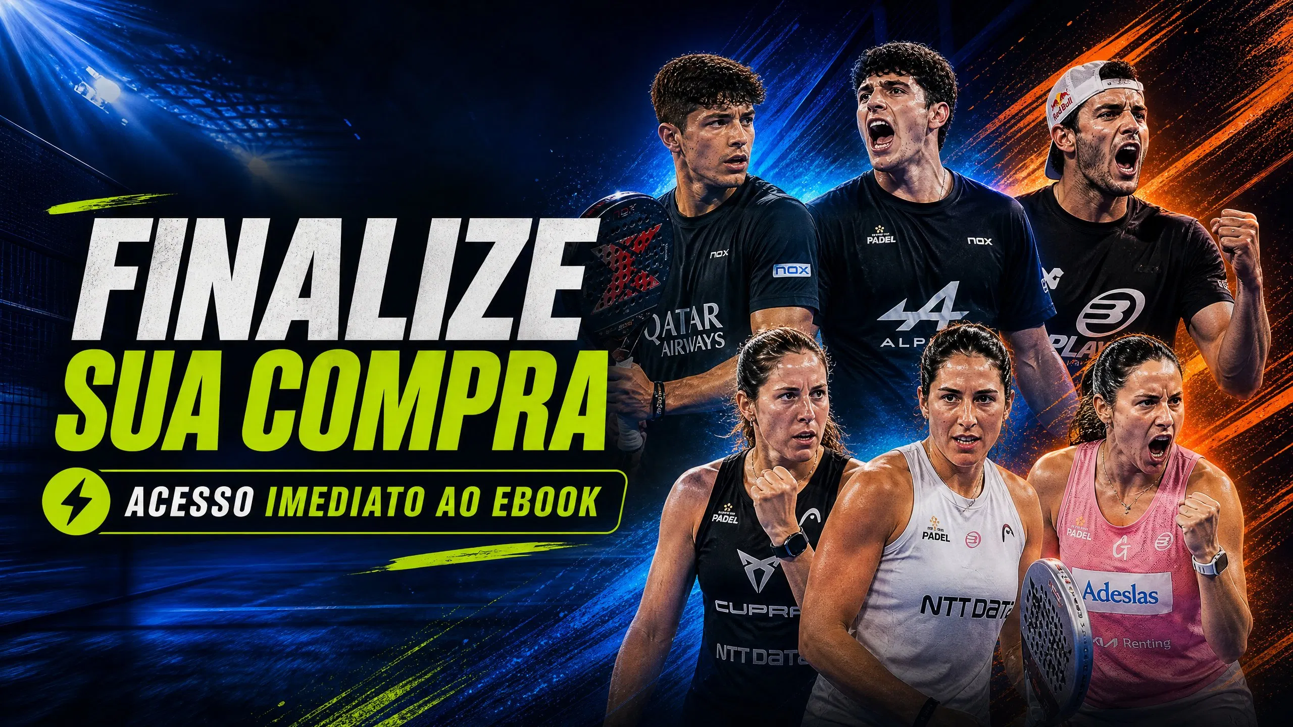 Banner PADEL DO INICIANTE AO AVANÇADO